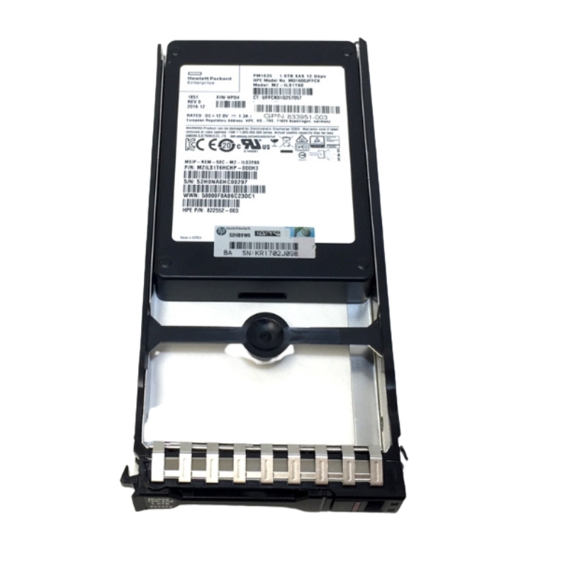 HPE 833951-002 800GB SV3000 SAS 12Gbps MU SFF Solid Refurbished