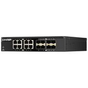 New Qnap Systems QSW-3216R-8S8T-US 8 Ports Ethernet Switch
