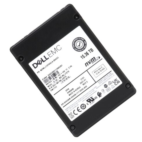 H65KM Dell 15.36TB NVMe SSD