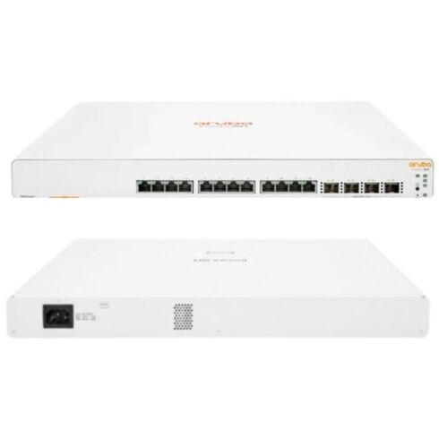 12 Ports 4SFP+ Rack-mountable Network Switches HPE Aruba JL805-61001