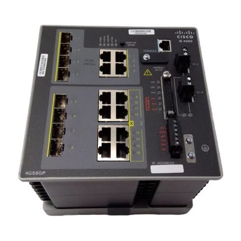 IE-4000-4S8P4G-E Cisco 12 Ports Network Switch