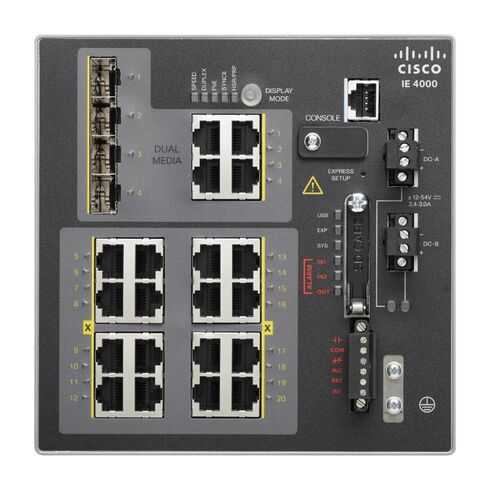 Cisco IE-4000-8GT8GP4G-E 20 Ports Switch