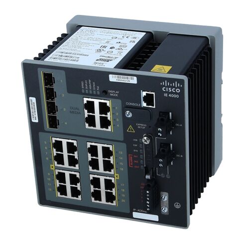 Cisco IE-4000-8GT8GP4G-E Ethernet PoE Switch
