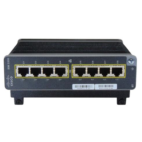 Cisco IEM-3300-8T 8 Ports Gigabit Ethernet Expansion Module