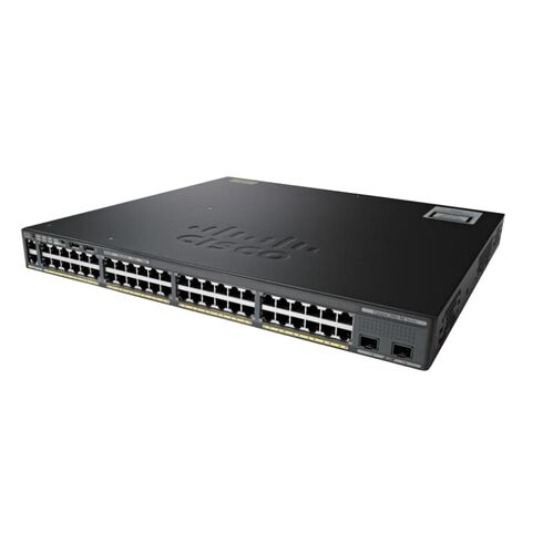 WS-C2960X-48FPD-L Cisco 48 Ports Managed Switch