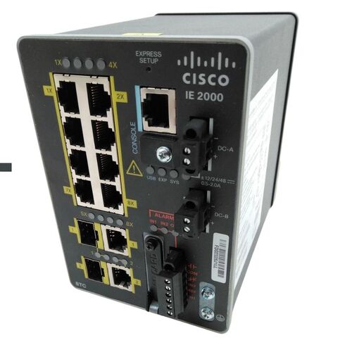 Cisco IE-2000-8TC-L 10 Ports SFP Managed Switch