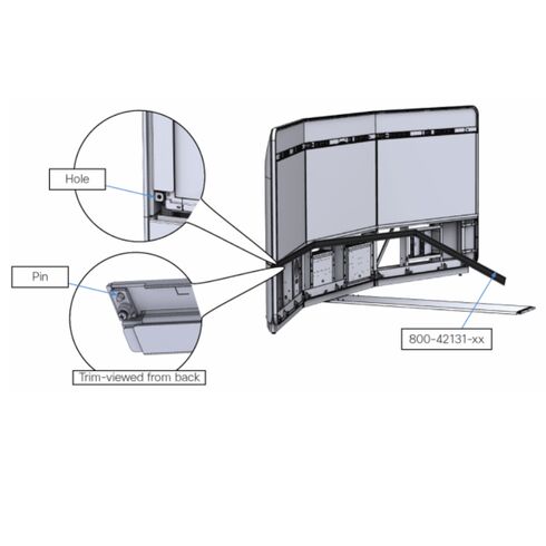 CTS-5K-BZL-KIT Cisco Horizontal Display Bezel Kit
