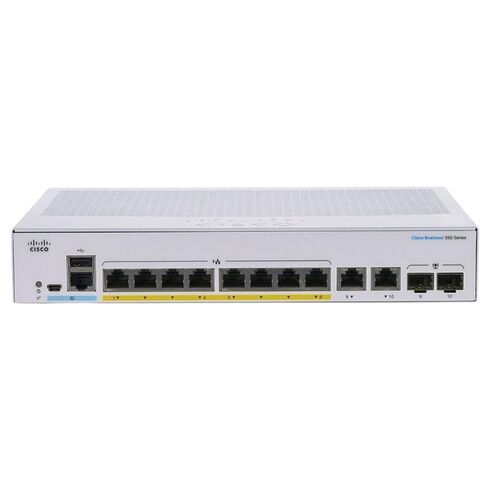 Cisco CBS350-8FP-2G-NA 8 Ports Switch