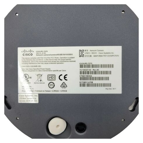 Cisco CIVS-IPC-7070 HD Video IP Camera