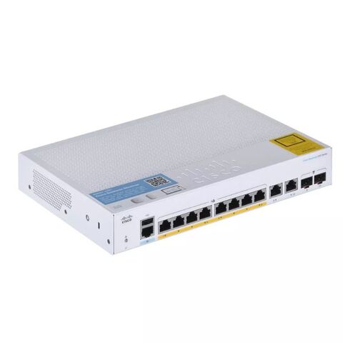Cisco CBS250-8FP-E-2G 8 Ports Rack-Mountable Switch