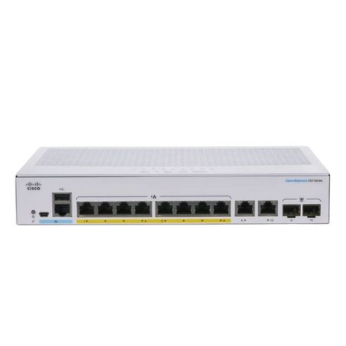 Cisco CBS250-8FP-E-2G 8 Ports Switch