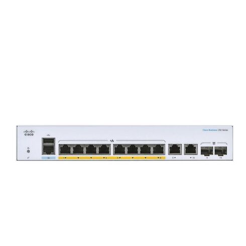 Cisco CBS250-8FP-E-2G Layer 3 Switch