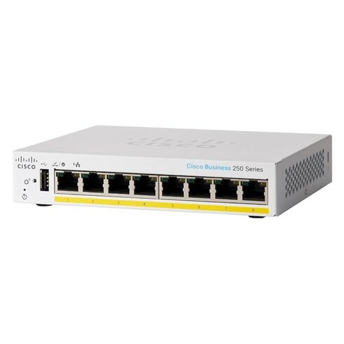 Cisco CBS250-8PP-D-NA 8 Ports Layer-3 Switch