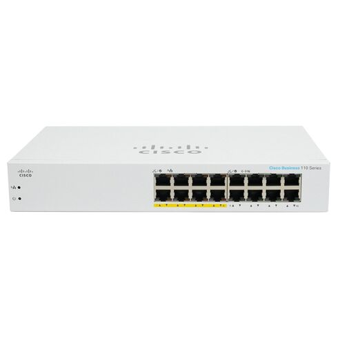 CBS110-16PP-NA Cisco Wall Mountable Switch