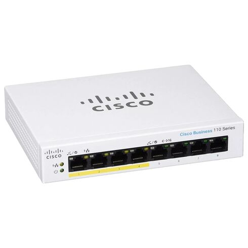 CBS110-8PP-D Cisco PoE Network Switch