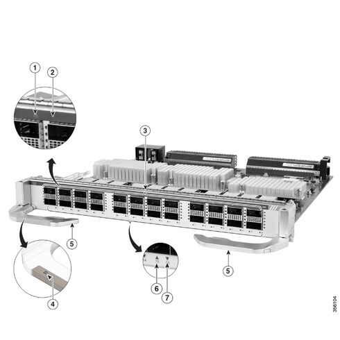 Cisco C9600-LC-24C Catalyst 9600 Series 40 Gigabit Qsfp28 Plug in Switch