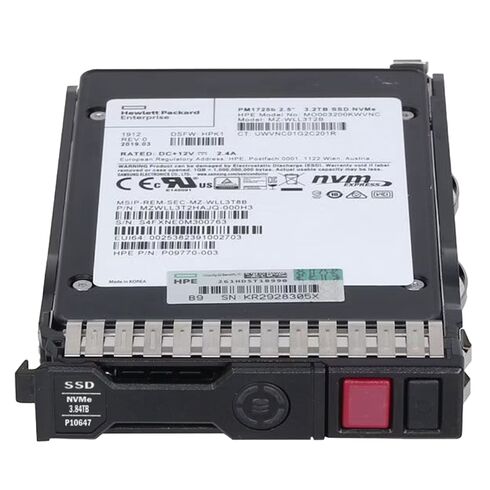 P10647-001 HPE 3.84TB NVMe SSD