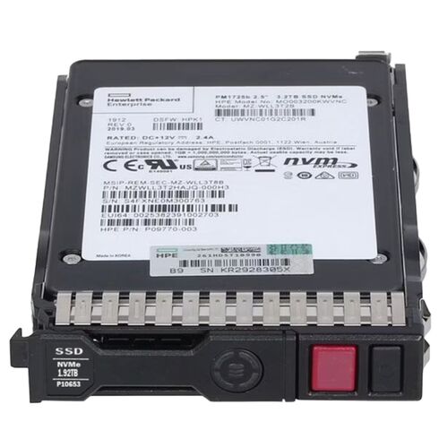 P10653-001 HPE 1.92TB NVMe Solid State Drive