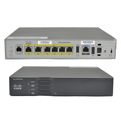 Cisco C867VAE-W-A-K9 5 Ports Wireless Services Router