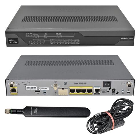 Cisco C881G-4G-GA-K9 Fast Ethernet Wireless Router
