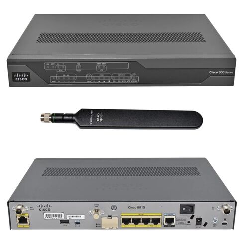Cisco C881G-U-K9 881G 4 Ports Fast Ethernet Services Router
