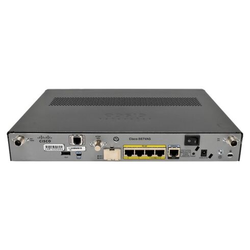 Cisco C887VAMG+7-K9 4 Ports Fast Ethernet Service Router