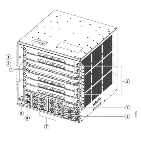 C6807-XL-S2T-BUN Cisco Catalyst 6807-XL Switch Chassis