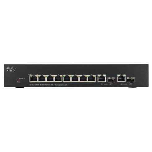 Cisco SF302-08PP-K9 8 Ports Network Switch