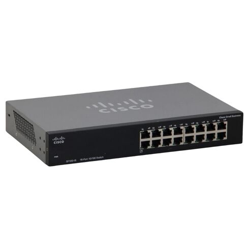Cisco SF100-16 Layer 2 Ethernet Switch