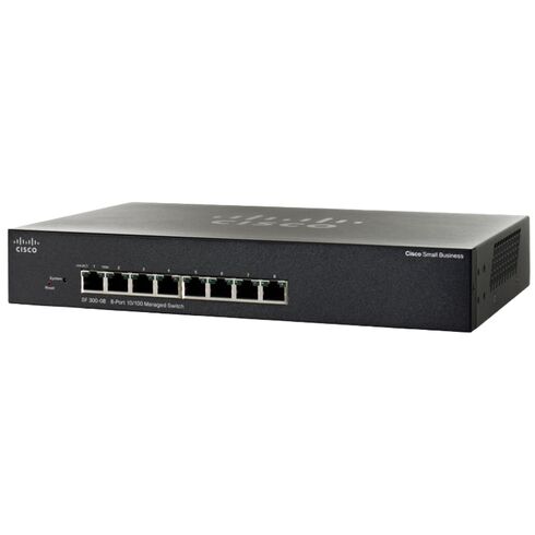 Cisco SF350-08-K9-NA Fast Ethernet SwitchCisco SF350-08-K9-NA 8 Ports Layer 3 Switch