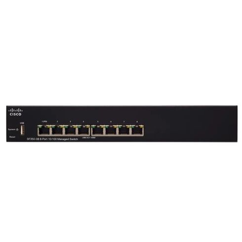 Cisco SF350-08-K9-NA Managed Ethernet Switch