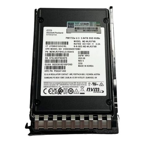 P09769-002 HPE 3.84TB NVMe RI SSD
