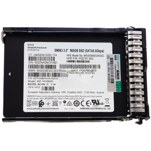 P13809-001 HPE 960GB SATA SSD