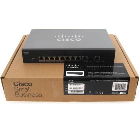 SG300-10PP-K9-NA Cisco 300 Series Network Switch