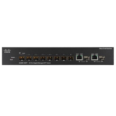 SG300-10SFP-K9 Cisco Layer 3 Network Switch
