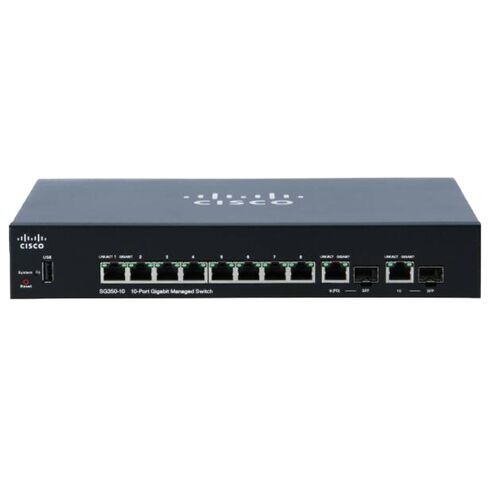 Cisco SG350-10-K9 350 Series Network Switch