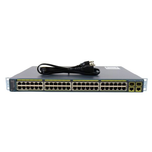 Cisco WS-C2960+48PST-L 48 Ports Managed Switch
