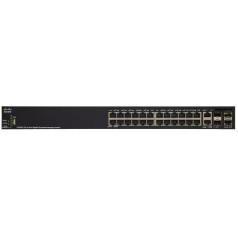 Cisco SG350X-24P-K9-NA Managed Switch