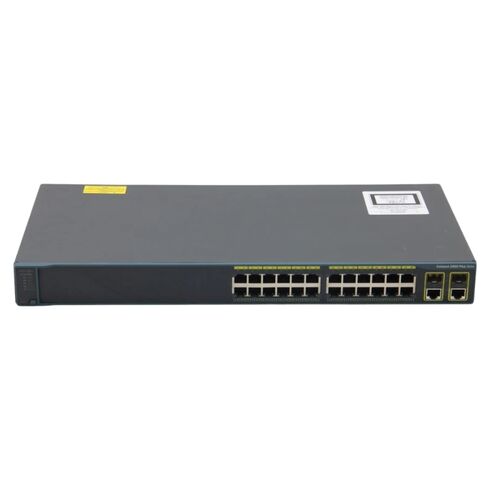 Cisco WS-C2960-24PC-L 24 Ports Rack-mountable PoE Switch