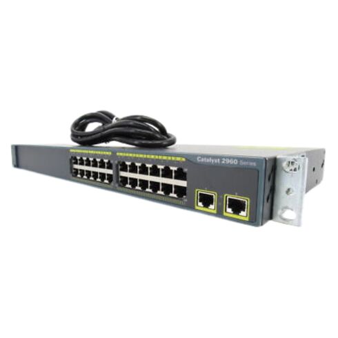 Cisco WS-C2960-24TT-L 24 Ports Manageable Switch