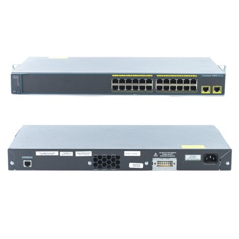WS-C2960-24LT-L Cisco 24-Ports PoE Switch