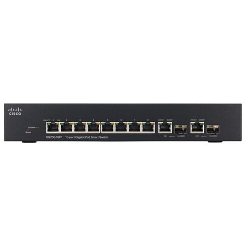 Cisco SG200-10FP Managed Ethernet Switch