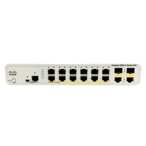 Cisco WS-C2960C-12PC-L 12 Ports Ethernet Switch