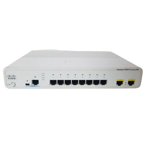 WS-C2960CPD-8PT-L Cisco 8 Ports Switch
