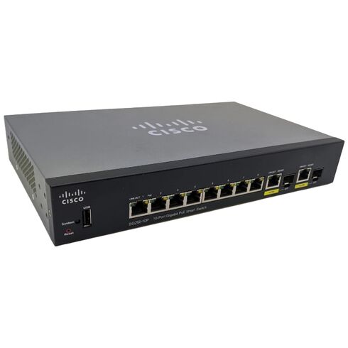 Cisco SG250-10P-K9 10 Ports Network Switch