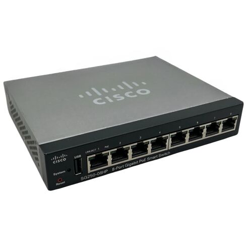 SG250-08HP-K9 Cisco Ethernet Managed Switch