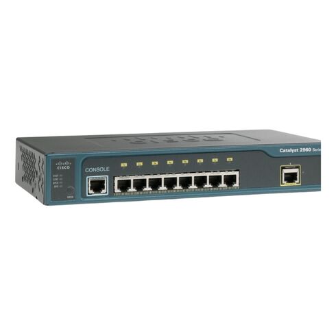 Cisco WS-C2960PD-8TT-L 8 Ports Rack-mountable Switch
