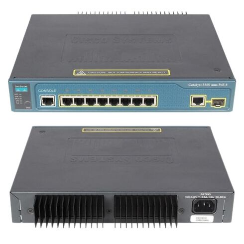 Cisco WS-C3560-8PC-S 8 Ports Layer 2 Managed Switch