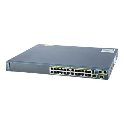 WS-C2960S-24PD-L Cisco 24 Ports Rack-Mountable Switch