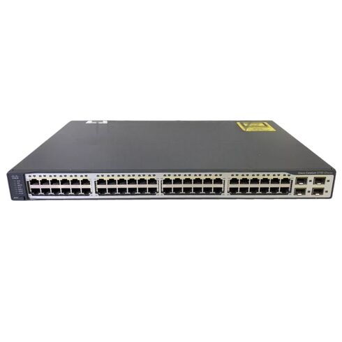 Cisco WS-C3750V2-48PS-E Managed Switch